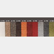 Divano letto Lionel a 2 posti, in tessuto sfoderabile Burro e bordino Grigio chiaro