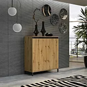 Madia alta in offerta 2 ante, stile industry finitura Rovere Artisan
