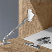 Conveniente Madia con 3 ante e una ribalta in finitura Ardesia e Oak