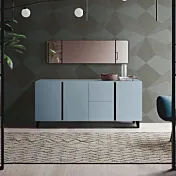 madia azzurra con cassetti