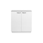 Madia multiuso bianca lucido a 2 ante