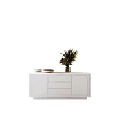 buffet lungo bianco opaco