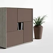 madia a terra bronzo