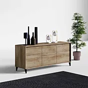 madia con piedi quercia