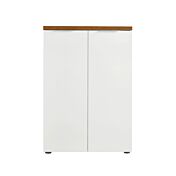 Composizione da ingresso formata da guardaroba, appendiabiti, cassapanca, madia 2 ante e specchio