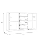 credenza con cassetti scontata
