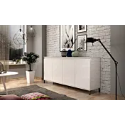 Madia multiuso 4 ante colore Bianco Lucido