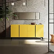 madia gialla senza maniglie