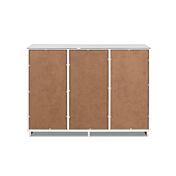 Madia multiuso 2 ante 3 cassetti in finitura Bianco lucido