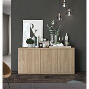 Madia moderna di design in finitura Royal Oak