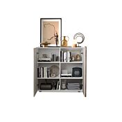 Madia per cucina, 2 ante Bianco Lucido e Kadiz