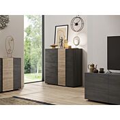 Madia per cucina, 2 ante Titanio e Kadiz