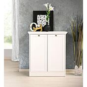 Madia, credenza con 2 ante finitura Bianca