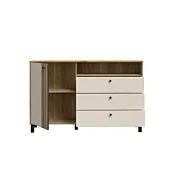 madia moderna color sabbia