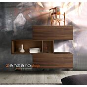 Madia moderna sospesa GJ 504 in finitura Quercia brown