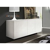 Madia sospesa per soggiorno, finitura Cemento Artico