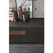 Madia moderna Rovere Carbone e Termocotto