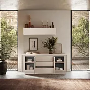 Madia moderna Cashmere, 3 cassetti 2 ante in promozione