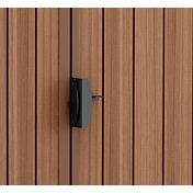 Casetta da esterno Rosa, finitura Marrone