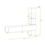 parete attrezzata conveniente