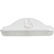 Culla neonato Orsetto per neonati con decorazione, finitura Bianco