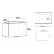 Casetta da esterno Fiorella, design moderno