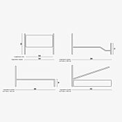 misure disponibile letto in ferro