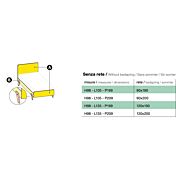 Letto 1 piazza e mezzo POP 03, finitura Carta da zucchero e Olmo Natura