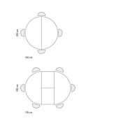 misure specifiche 120 cm tavolo