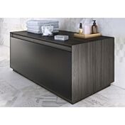 Mobile bagno wengè Grigio e Nero opaco