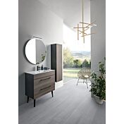 Mobile da bagno con lavabo integrato e piedini, Jog 3