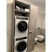 copri lavatrice e asciugatrice a 3 ante ante, Cemento masdar