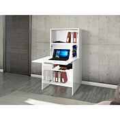 scrivania estraibile bianco