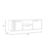 mobile tv nero soggiorno