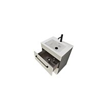 Mobiletto bagno L.55 con lavabo, Jog 25