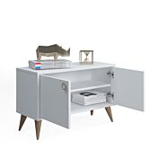 Madia bassa Ankara bianca, 2 ante