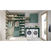 mobile per lavanderia verde