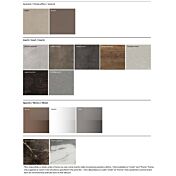 Armadio battente 6 ante in finitura Noce biondo e Argilla