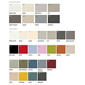 Madia sospesa 2 cestoni e 2 cassetti, finitura Verde muschio e Oliva