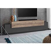 Mobile Porta TV colore Ardesia e Oak, L.200