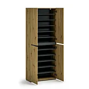 Scarpiera salvaspazio alta a 4 ante