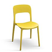 Sedia in polipropilene gialla
