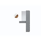 Ingresso minimal finitura laccato opaco carta da zucchero