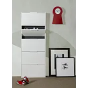 scarpiera bianca moderna