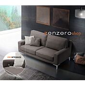 Divano Nellie, color Fango