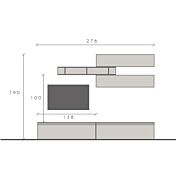 schema parete bianca lucida