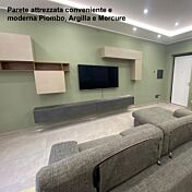 Parete Attrezzata conveniente e moderna, Piombo, Argilla e Mercure