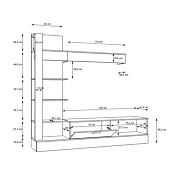 parete nera base terra