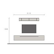schema misure parete attrezzata