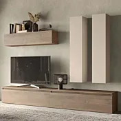 parete con pensile sospeso